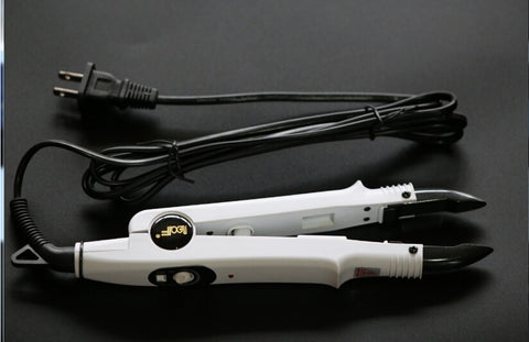 super quality wholesale price  White color FLAT PLATE Godinhair Fusion Hair Extension Keratin Bonding Tool Heat Iron