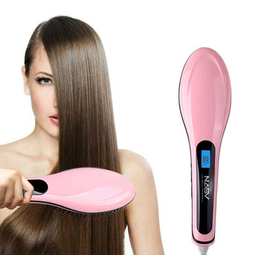 Electric hair straightener brush - GODINHAIR INDUSTRIE